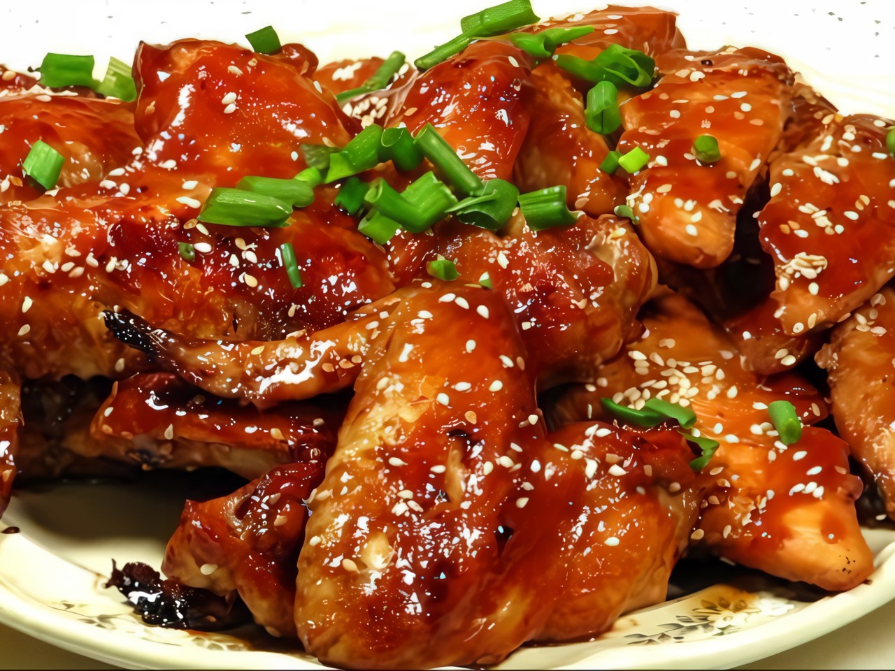Aripioare delicioase de pui, dulci-picante