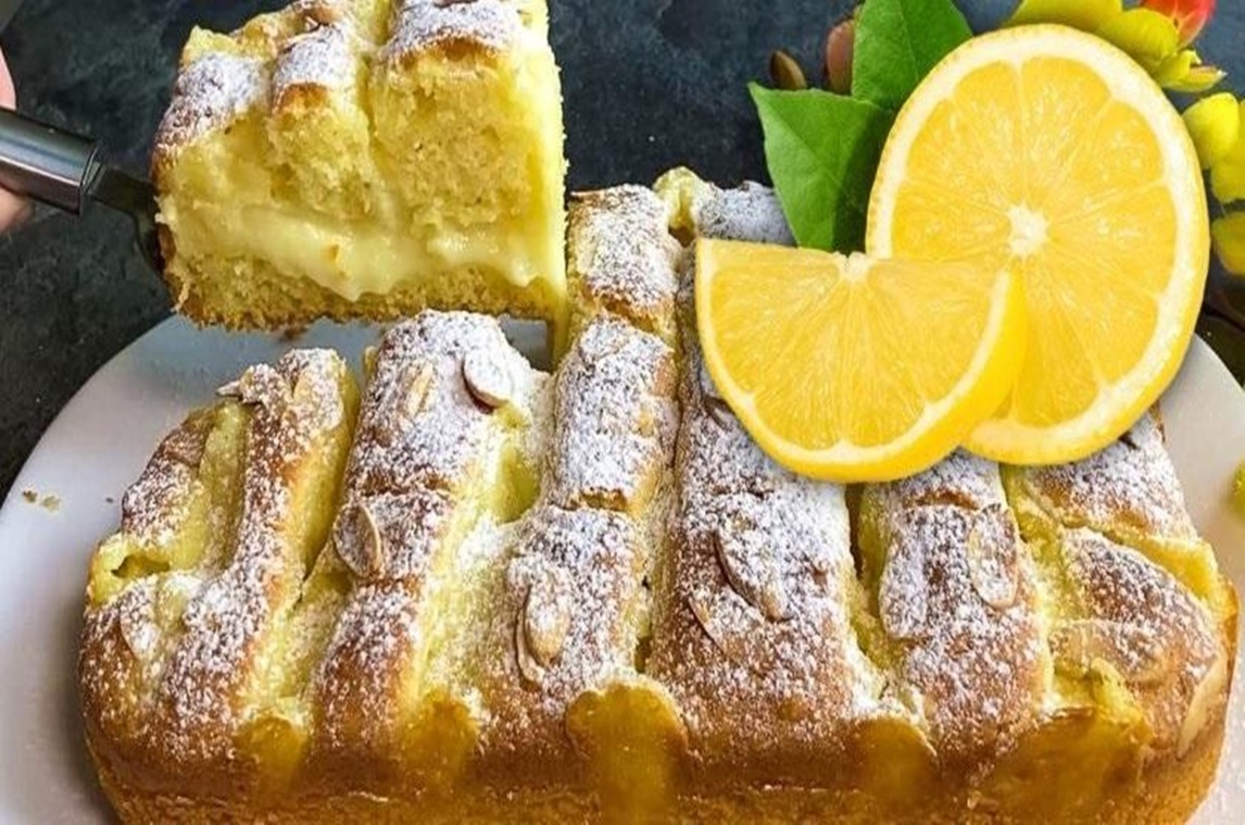 Oh, ce gust proaspăt! Plăcintă luxuriantă cu cremă de lămâie care se mândrește cu o aromă pur și simplu uimitoare