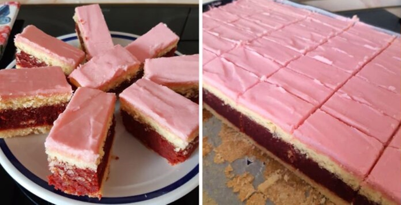 Aroma, umplutura, gustul și glazura roz, veselă creează împreună o experiență minunată. O prăjitură spectaculoasă și delicioasă