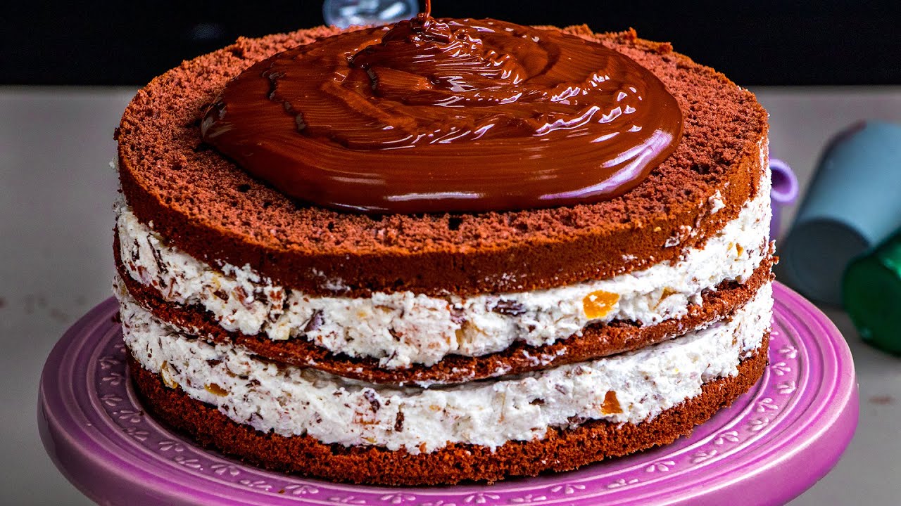 Tort „Caise in ciocolata”. Un desert original, extrem de delicios care vă va cuceri din prima