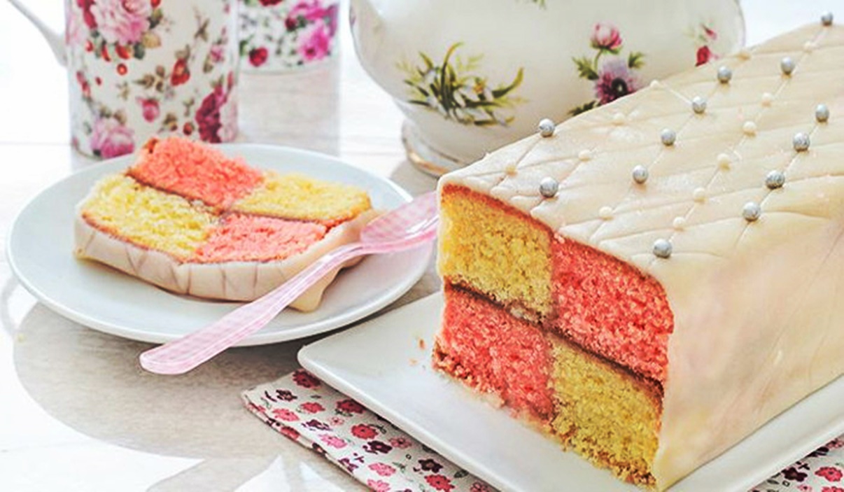 Tort Battenberg, cu marțipan, delicios, elegant – Rețetă de la bucătarii familiei regale britanice