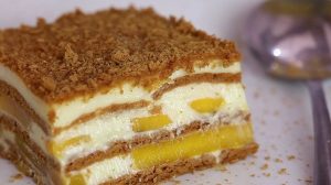 Desert FĂRĂ COACERE: Incearcă prăjitura “Mangonita”! Se face din PATRU ingrediente, gata în 10 MINUTE!