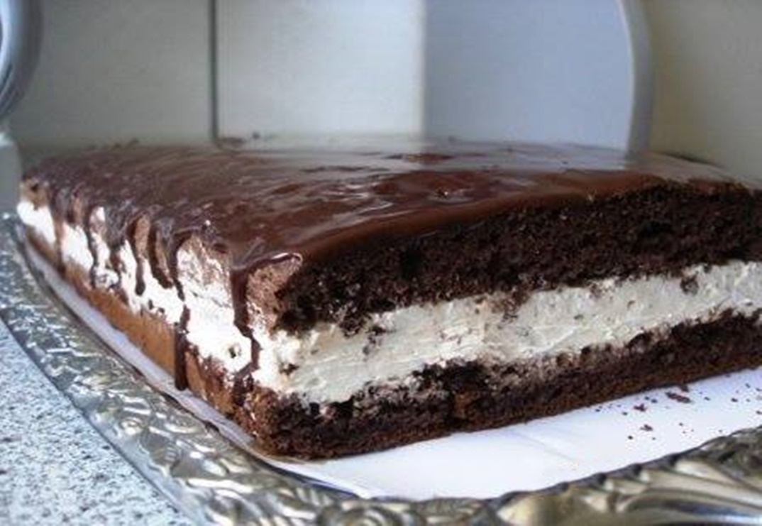Tort cu crema de ciocolata alba. Cea mai buna prajitura de Duminica
