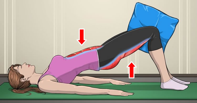 7 exerciții cu perna pe care le puteți face acasă pentru a tonifica întregul corp