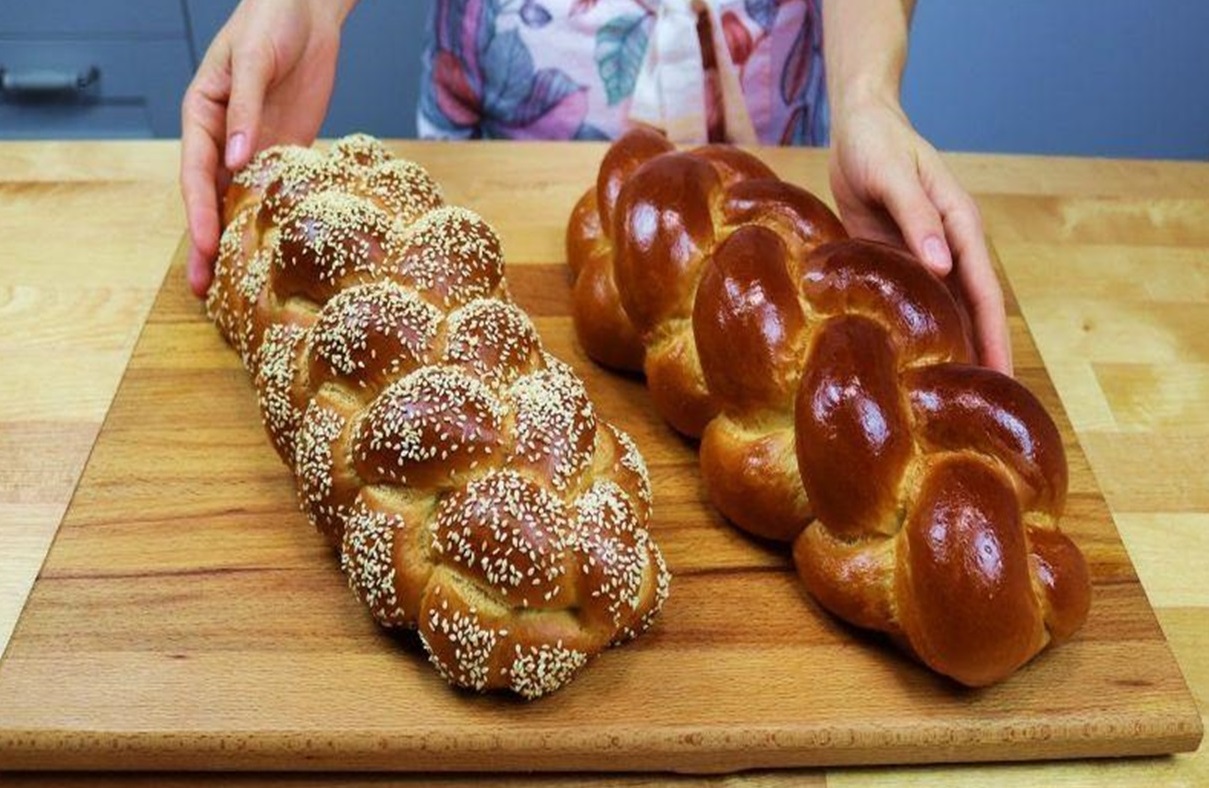 Pâine făcută în casă. O modalitate simplă și ușoară de a o împleti