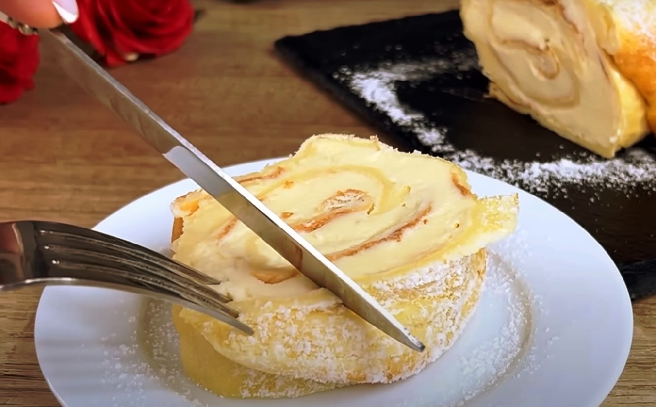 Un nou desert umplut cu cremă mătăsoasă de vanilie care se topește în gură