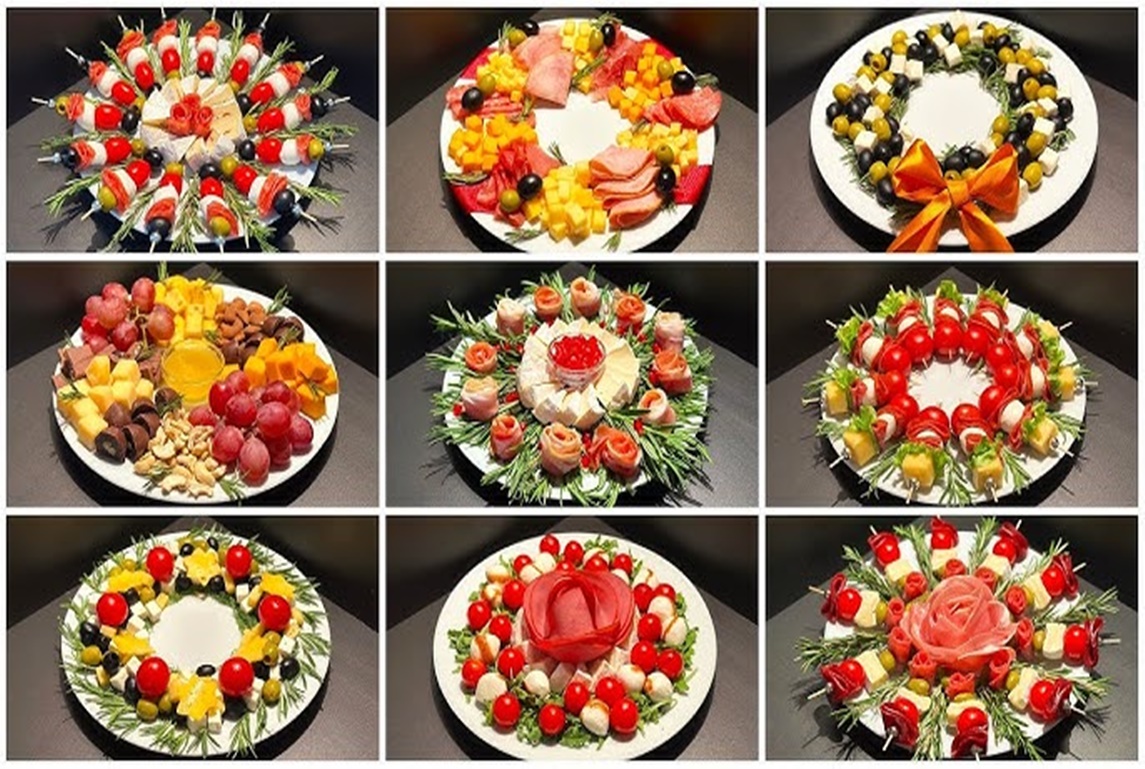 Idei originale de servire a aperitivelor pentru masa de Sarbatoare. O adevărată incantarere pentru ochi dar nu numai!